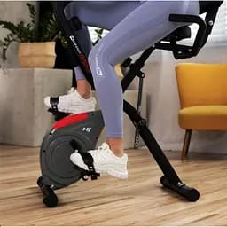 Велотренажер Hop-Sport HS-3030X Apeks X-Bike сірий - мініатюра 8