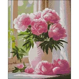 Алмазная мозаика Strateg ПРЕМИУМ Обычная нежность без подрамника размером 40х50 см (ZAV4050-23)