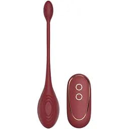 Виброяйцо Dreamtoys Romance Daisy 23 см бордовый