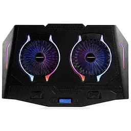 Підставка для ноутбука до 17 SILENT FAN MC-CF-21-RGB Black Modecom teh0023880 - мініатюра 2