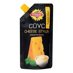 Соус майонезний Olkom Cheese Style 50%, 180 г (840455)