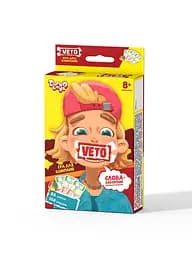 Настольная развлекательная игра "VETO" мини укр (VETO-02-01U) (Danko Toys) (4823102806518)