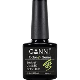 Гель-лак Canni Colorit 1010 жовто-салатовий 7.3 мл