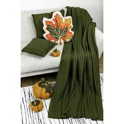 Плед Прованс Happy Fall Kosa 130х170 см оливковий (29449) - мініатюра 5
