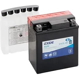 Акумулятор Мото Exide AGM 6Ah Ев (-/+) (100EN) (113х70х130) ETX7L-BS