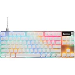 Клавіатура SteelSeries Apex Pro TKL Gen 3 UA HyperMagnetic OmniPoint 3.0 OLED White (64898)
