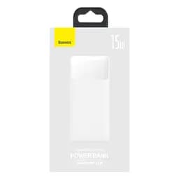 Портативний акумулятор Baseus Bipow Digital Display 20000mAh 15W (PPDML-J02) білий - мініатюра 2