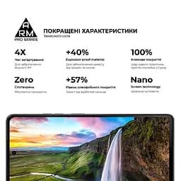 Захисне скло на Motorola G75 5G з олеофобним покриттям, Pro, повне проклеювання, антистатичний і пиловідштовхуючий шар, 9H, самоклеючеся, 2.5D, на весь екран, антистатичний клей, ArmorStandart (ARM83293) - мініатюра 5