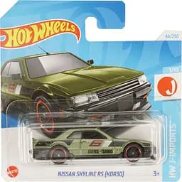 Базовая машинка Hot Wheels HW J-Imports Nissan Skyline RS (KDR30) зеленая (5785) 