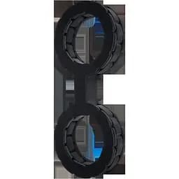 Наручники из силикона Doc Johnson The Cuffs Small - Black