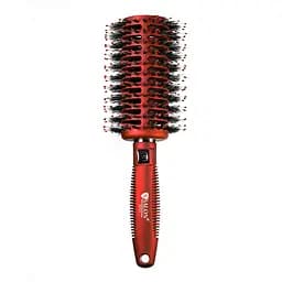 Щітка-брашинг для волосся кругла продувная Salon Professional 9575 G Червона