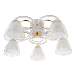 Люстра потолочная Brille в зал E27 60W WH (LK-663C/5)