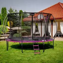 Батут із внутрішньою сіткою THUNDER Inside Ultra 6FT 185 см Black/Pink - мініатюра 12