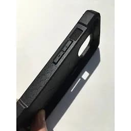 Оригінальний протиударний чохол UAG Monarch MagSafe для iPhone 13 / 14 (6.1") Black Leather (114028114040) - мініатюра 2