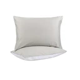 Наволочки сатин Lotus Home Florida сірий 50 x 70 см 2 шт. (svt-2000022353014)