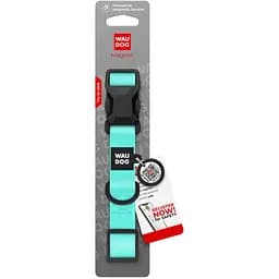 Нашийник для собак Waudog Magnet водостійкий з QR паспортом M, Ш 20 мм, Д 28-40 см тіффані - мініатюра 2