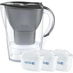 Фильтр-кувшин Brita Marella графит 2.4 л + 3 картриджа (1039274)