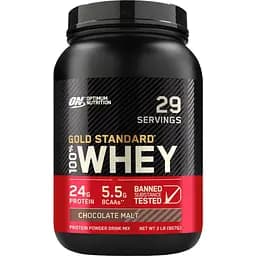 Сывороточный протеин Optimum Nutrition Whey Gold Standard Chocolate malt 907 г