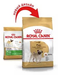 Сухий корм Royal Canin Pug Adult для дорослих собак, з м'ясом птиці і рисом, 0,5 кг - мініатюра 2