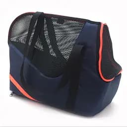 Сумка-переноска Zoo-hunt для кошек и мелких собак Спорт синяя №1 23х40х34 см