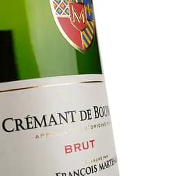 Вино ігристе Francois Martenot Cremant de Bourgogne Brut, біле, брют, 12%, 0,75л - мініатюра 3