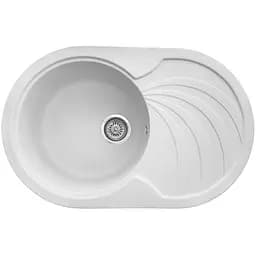 Мийка кухонна Valetti 33N гранітна 780x505 мм біла