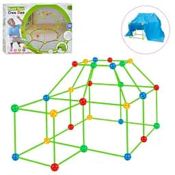 Дитячий конструктор-намет Bambi Build your own den 2020-36A трубки та кульки - мініатюра 2