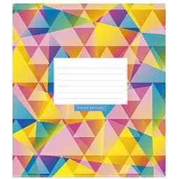Зошит учнівський Rainbow style Школярик 012-3144L-1 до лінії 12 аркушів
