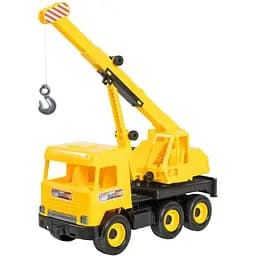 Машинка Tigres Middle Truck Автокран жовта (39491)