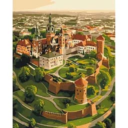 Картина за номерами на підрамнику Brushme Вавельський замок