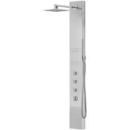 Душова панель Corsan Neo inox LED S060MSLLED, Нержавіюча сталь