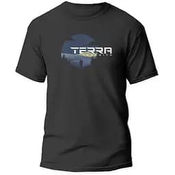 Футболка м TrekLine Terra Logo XL Черная (TREK-100.012)