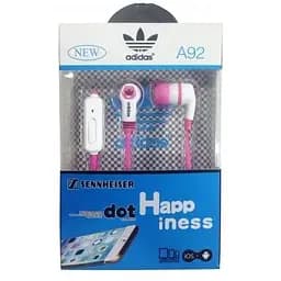 Наушники вакуумные в пакетах Sennheiser adidas red