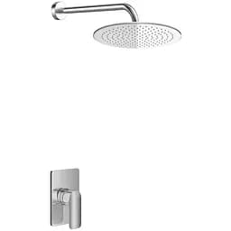 Душова система Kohlman Texen 35 chrome + BOX прихованого монтажу KPL-QW220T35, Хром