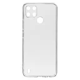 Прозрачный чехол для Realme C21Y/C25Y с защитой камеры, тонкий, силиконовый, бесцветный, ударостойкий, противоударный бампер c закрытой камерой, ArmorStandart (ARM60683)