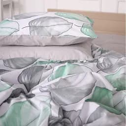 Наволочка MirSon Ranforce Elite 17-4843 Evelina 50х50 см сіро-зелена (2200009581205)