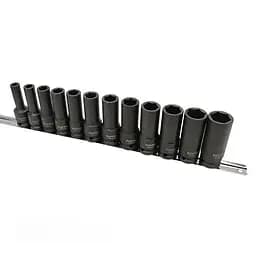 Ударные головки для шиномонтажа (набор на платформе) 1/2, 12 шт. 8-22 мм Toptul hoz0009871