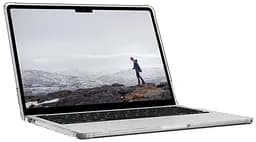 Чохол UAG для Apple MacBook Pro 13" (2020-2022) Lucent Ice/Black - мініатюра 2