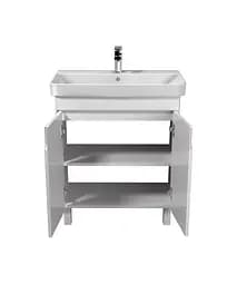 Тумба Мойдодир Simple White 70-U умивальник River 70 Білий універсальна Білий - мініатюра 6