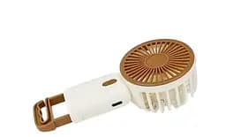 Портативний міні-вентилятор Multi Fan RL-07 акумуляторний USB Коричневий - мініатюра 2