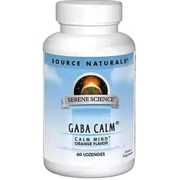 Амінокислота Source Naturals Serene Science GABA Calm 60 льодяників Апельсин