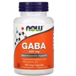 Габа 500 мг в капсулах №100 Now Foods Gaba