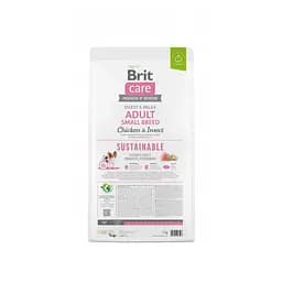 Сухий корм Brit Care Dog Sustainable Adult Small Breed для собак малих порід, з куркою та комахами, 7 кг - мініатюра 5