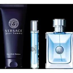 Набор Versace Pour Homme 100 мл туалетная вода150 мл гель для душа 10 мл атюра
