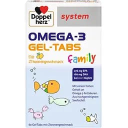 Омега-3 Doppelherz System для детей 60 желейных пастилок