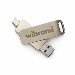 Портативний SSD Wibrand Wolf 512GB USB 3.2 Gen.2 Type-C/Type-A Read/Write 1000MB/s Silver (WIEXSSD/WO512GB)