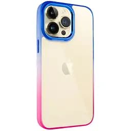 Чохол Epik TPU+PC Fresh sip series для Apple iPhone 13 Pro Max 6.7 Рожевий/Синій