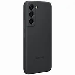 Оригінальний силіконовий чохол Silicone Cover для Samsung Galaxy S22 Plus (S906) Black EF-PS906TBEGRU - мініатюра 2