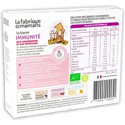 Батончик насіннєвий La fabrique des mamans Імунітет з червоними ягодами органічний 144 г (4 шт. х 36 г) - мініатюра 2
