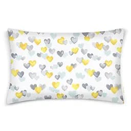 Дитяча постільна білизна в ліжечко LOVE CS7, жовтий (LoveYellowMintGrey_66Nevada_140) - мініатюра 4